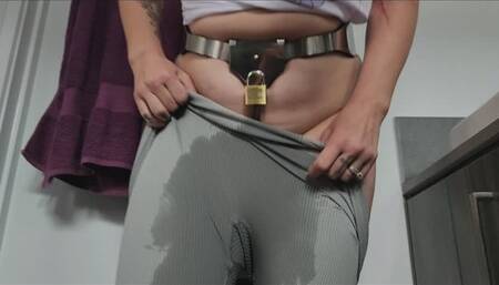 Chastity Belt Pee Desperation