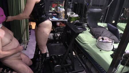 hardcore nipple play with bdsm toys fun for the mistress