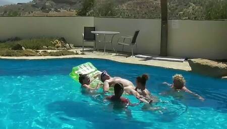 Holiday Pool Orgy