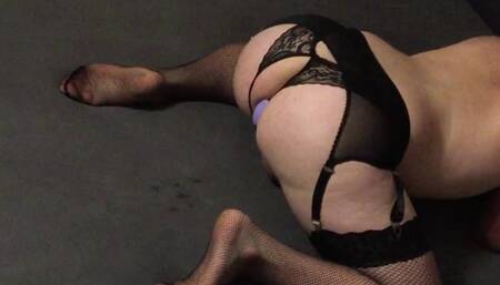 Crossdresser Remote Anal Vibrator Masturbation