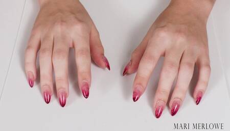 Beautiful Hand and Nail Worship