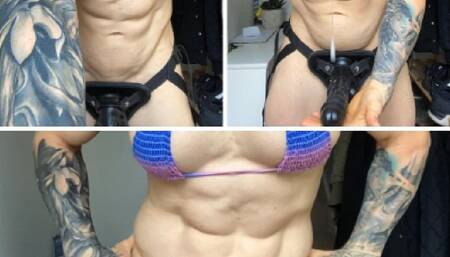 FEMDOM strap-on humiliation JOI
