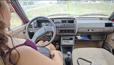 Bouncing before hard cranking and driving (Custom) HD