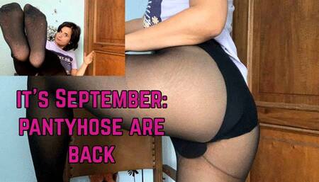 pantyhose return in September
