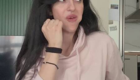 Cuckold`s wife sucking black cock