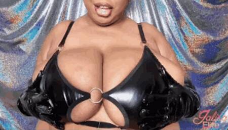 Shiny BIG Tit Vinyl Mesmerize Jerk Off Encouragement (MP4 Version)