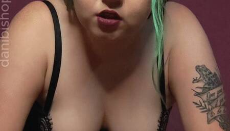 Mean sweaty goth girl JOI after you interrupted her work call