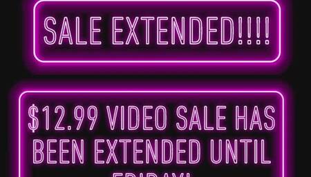 Video Sale Extended