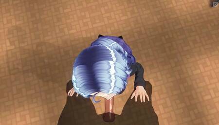 3D Hentai POV Shy Girl Agreed to Blowjob