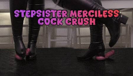 Stepsister Cock Crush in High Thigh Black Boots, No Mercy! (Close Version) - Tamystarly - Balls Trample, Shoejob, CBT, Trampling, Bootjob, Stomping