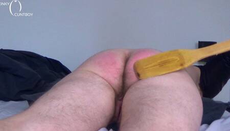 Slow Motion: Big Hairy Jiggly Red Ass Paddling (WMV)