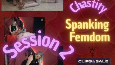 Double Dominatrix spanking 2