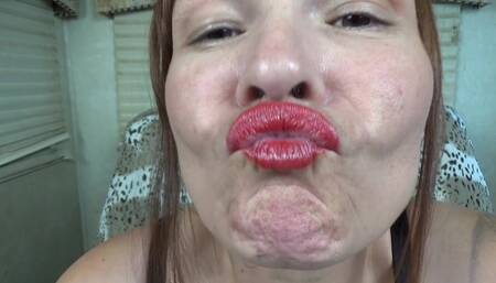 Sarah Smells Her Sexy Upper Lip