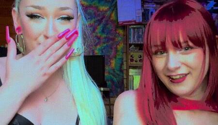 3 GROSS TASKS from Princess Diss and Maddison Sins