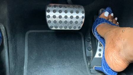 SPEEDING Down The Freeway In My Blue Croc Mules