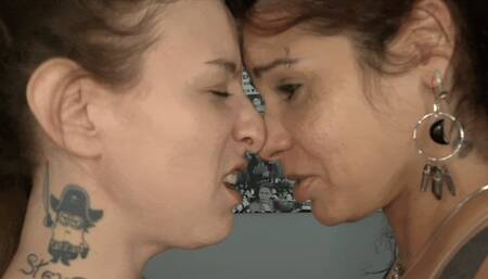 Nose To Nose Smack Talking With Ginary & Misty Rein (SD 720p WMV)