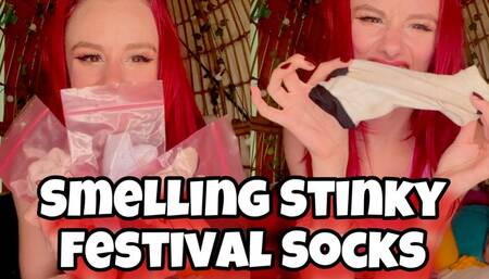 Smelling Stinky Festival Socks