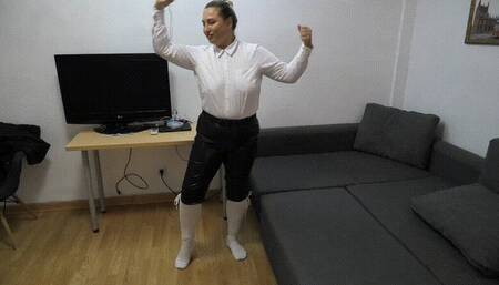 Cum in leather pants ORDER a