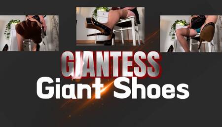 Giantess: Giantess GIANT Shoe cum Be that tiny Horny Man - HotWifeJolee