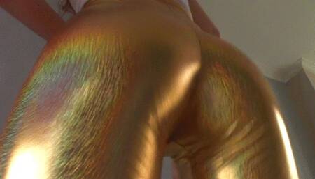 Lick My Shiny Gold Ass Facesit