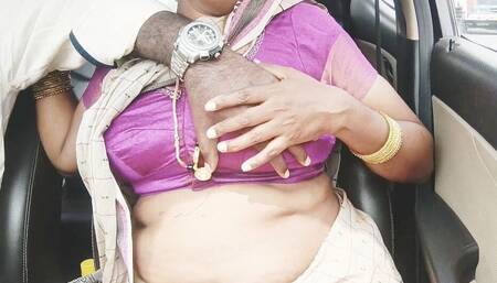 Telugu Stepmom and Stepson Car Sex Crezy Dirty Talks.