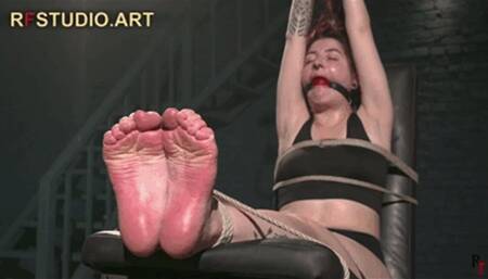 Bora - ToeTied, BallGagged, and Tickled (FULL HD MP4)