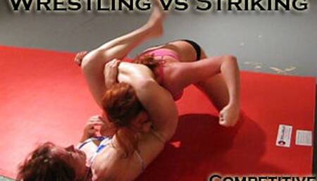 Wrestling vs Striking: VeVe Lane vs Shauna Ryanne (May 2012) Standard Definition MP4