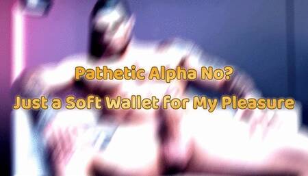 Pathetic Alpha No? Just a Soft Wallet for My Pleasure