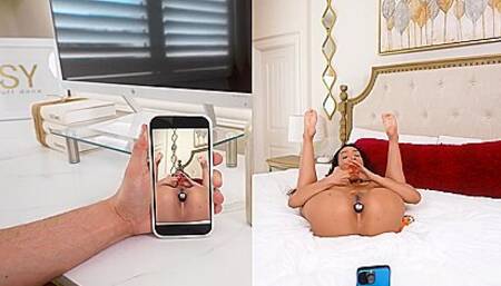 Sarah Lace A Butt Plug Isnt Enough For This Horny College Girl In Hawaii