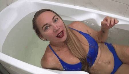 Underwater training with bubbles wl