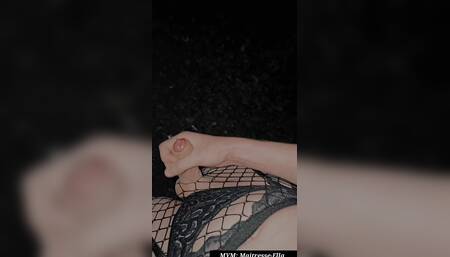 Femboy Cumshot in the Woods