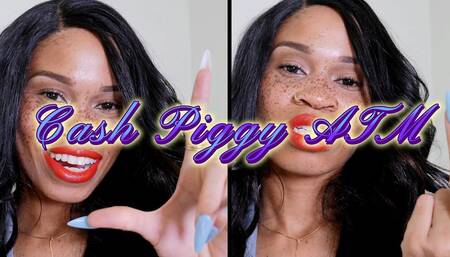 Cash Piggy ATM- Ebony Femdom Goddess Rosie Reed Bratty