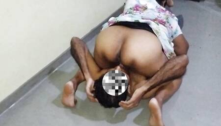 Sri Lankan Couple Suck Each Other Pissy and Dick in 69 Position