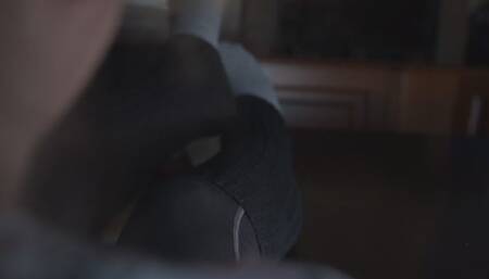 Trapped in my leg warmers