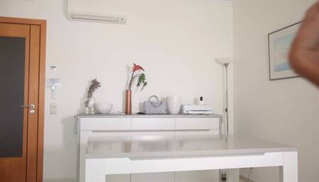 Tied to the table and fucked