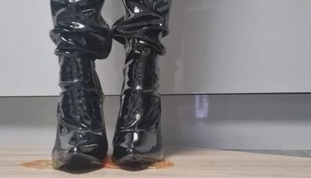 Thigh High Boots Stuck!