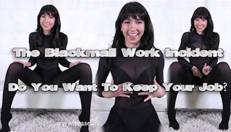 Hot Coworker Catches You Jerking Your Little Dick To Her Huge Tits