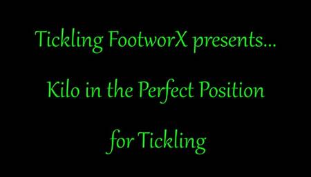 Kilo in the Perfect Position for Tickling