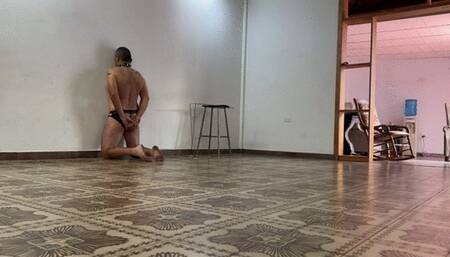 BQ Leather Whipping Nightmare by BootsQueen and Katherine