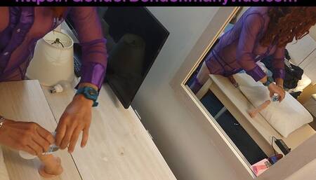 40-10 Crossdresser Dildo Anal Sex Fucking Machine Bondage