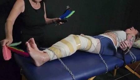 Julia Again - JULIA TICKLED BY DORA - 4K