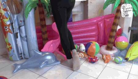 Inflatables under Nylon Feet 2 Part 1