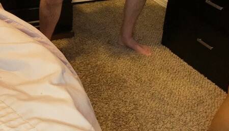 Hardest Barefoot Ballbusting kicks!