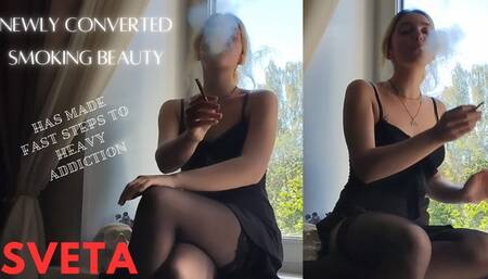 Newly Converted Smoking Beauty Sveta