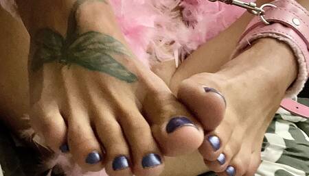 Feet and Pink Shackles