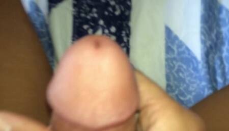 Thick Mushroom Dickhead Explodes with Cum