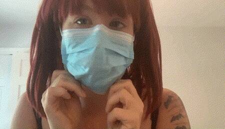Surgical Mask Fetish-Try On and Layering MP4 720