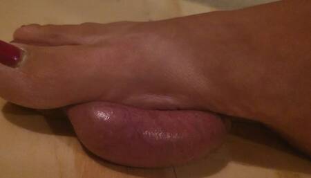 BBW Cock and Ball Stomping
