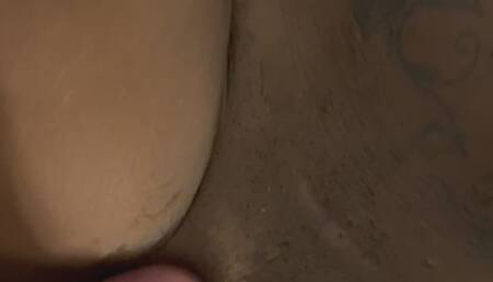 Big dick rubbing on tight little pussy