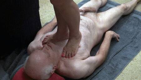 Barefoot Head, Face, and Neck Trample with Miss Marcy - FULL HD 1080p